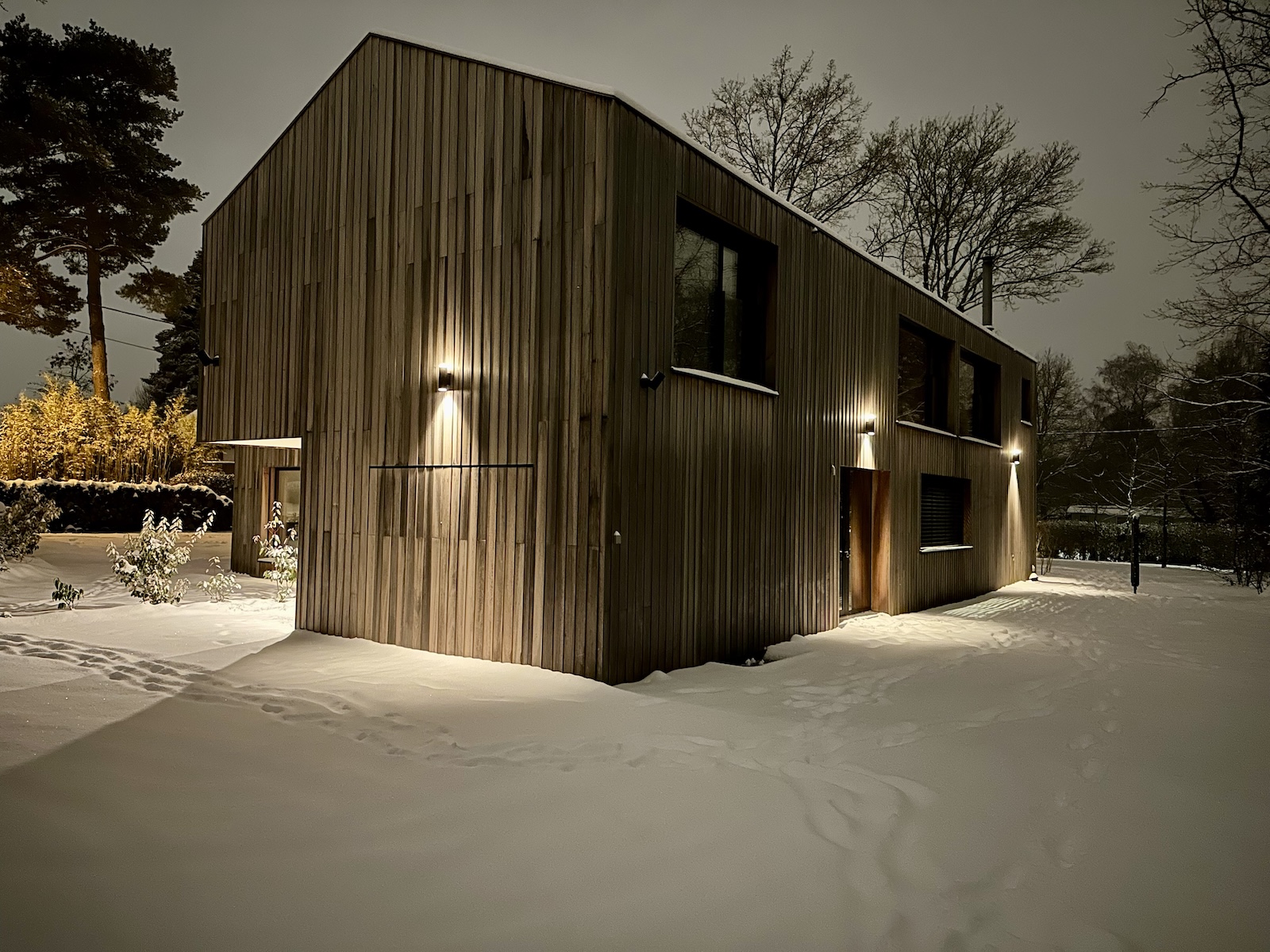 La maison sous la neige